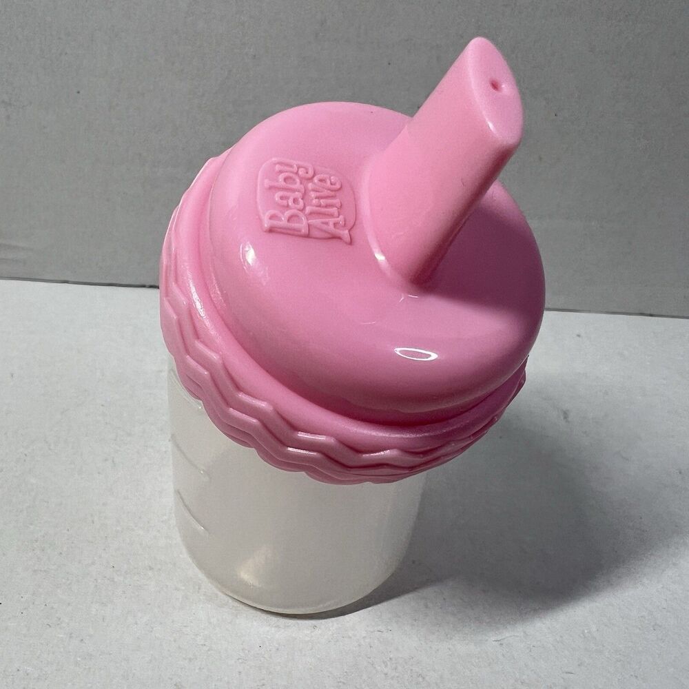 Baby Alive Sippy Cup - Pink Replacement Bottle Accessory for Baby Dolls